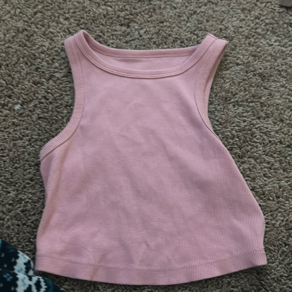 A cute pink tank top.